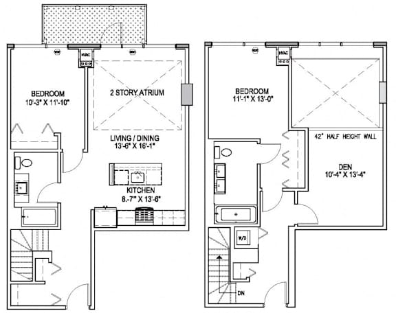 Penthouse 5 Floor Plan at One 333, Illinois, 60605