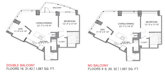 W Hubbard St #1-2902, Chicago, IL 60654 Studio Apartment for