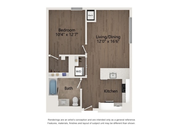 bedrooms 1 and 2 bedroom floor plans | apartments for rent in kirkland wa | the