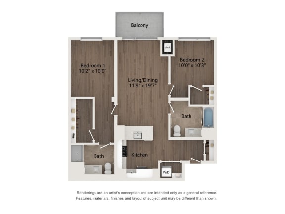 a bedroom with a bed and a dresser in a room