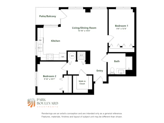 a floor plan of the residence
