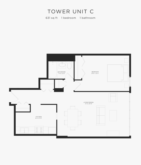 Tower Unit C at Eden Commons, Chicago, IL