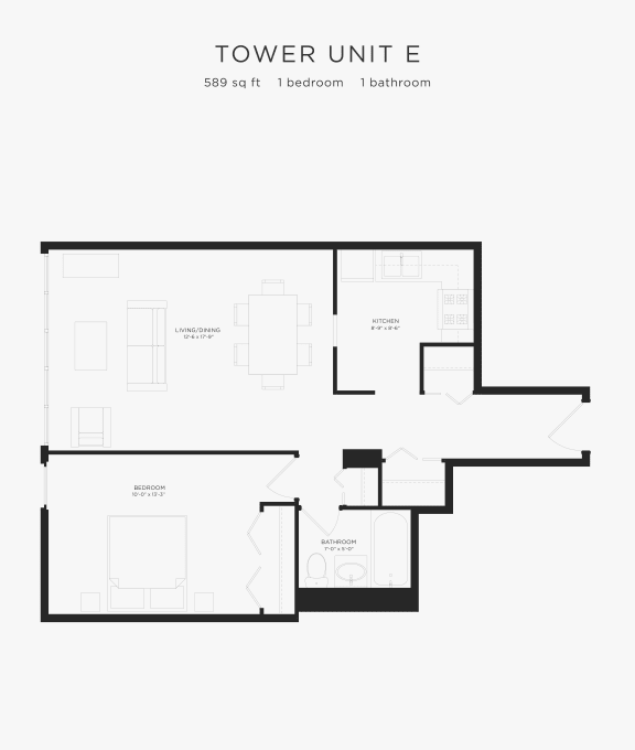 Tower Unit E at Eden Commons, Chicago, Illinois