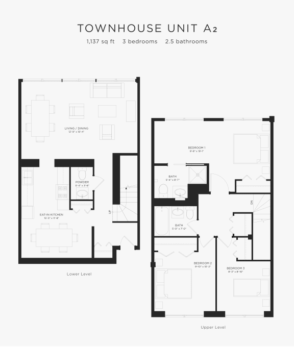 Townhouse Unit A2 at Eden Commons, Chicago