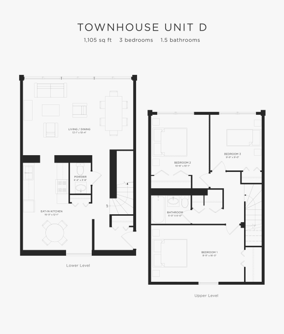 Townhouse Unit D at Eden Commons, Chicago, 60616