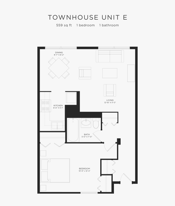 Townhouse Unit E at Eden Commons, Illinois