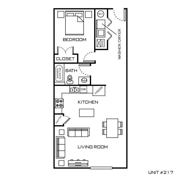 floor plan of an apartment