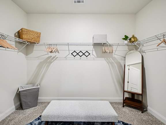 Generous Walk-In Closets With Shelving at Ardmore Meadows, North Carolina