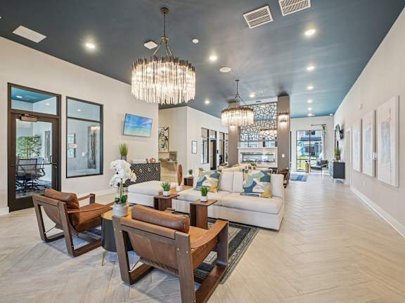Clubhouse Lounge at Ardmore Meadows, Whitsett, 27377
