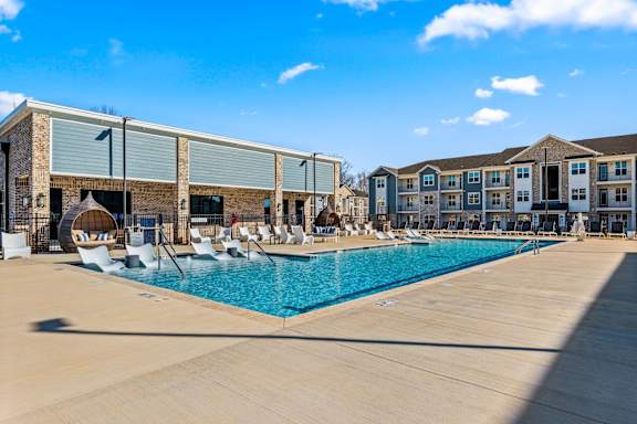 Swimming Pool View at Ardmore Meadows, Whitsett, NC