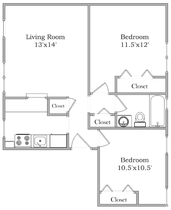 2 bed 2 bath at Eagles Crossing Apartment , Washington, Washington DC