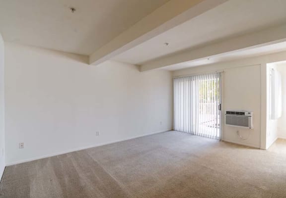 an empty room with a door and a window at Mountainview Venture, Covina, CA 91722