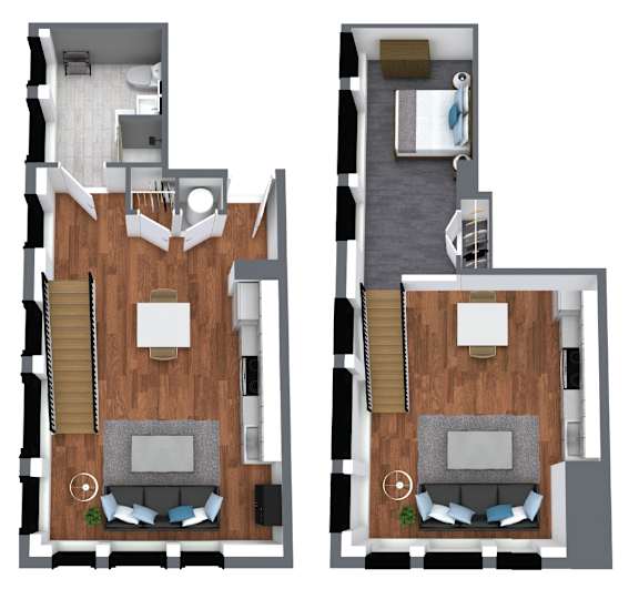 The Commonwealth - Corner Loft apartment