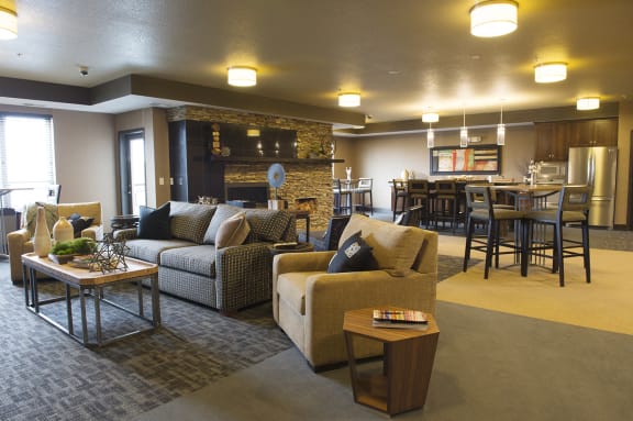 Community Room at The Flats at Cedar Grove, Eagan, 55122
