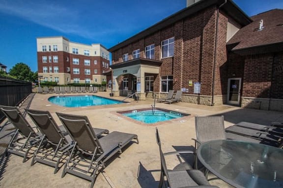 Outdoor Pool at The Communities of River Crossing, Saint Paul, MN