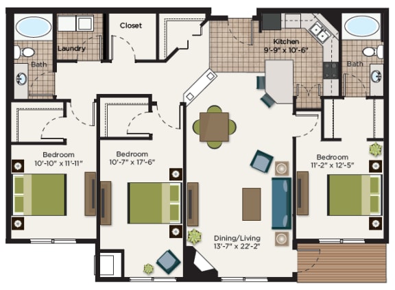 oxford Floor Plan at The Communities of River Crossing, Saint Paul