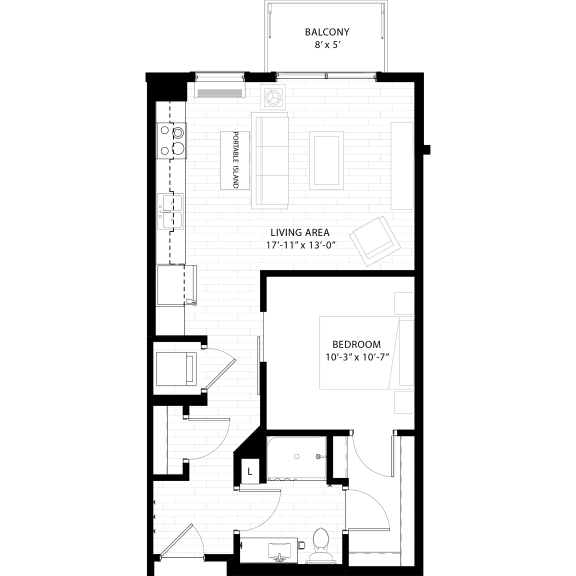 the floor plan