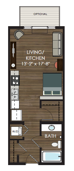 The_Como_B Floor Plan at Victoria Park and V2 Apartments, St. Paul, MN