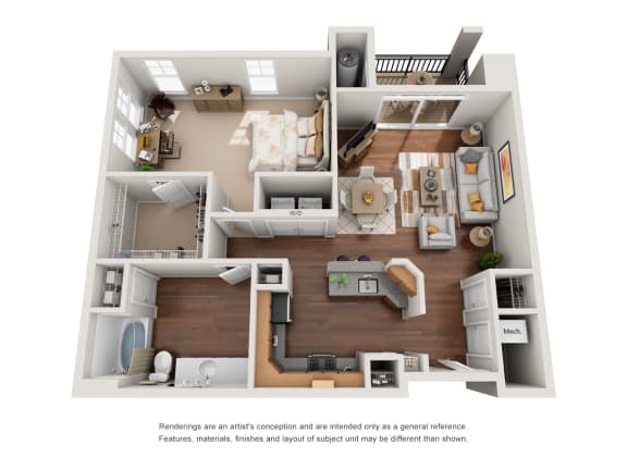 Raphael Floor Plan at The Tuscany, Alexandria