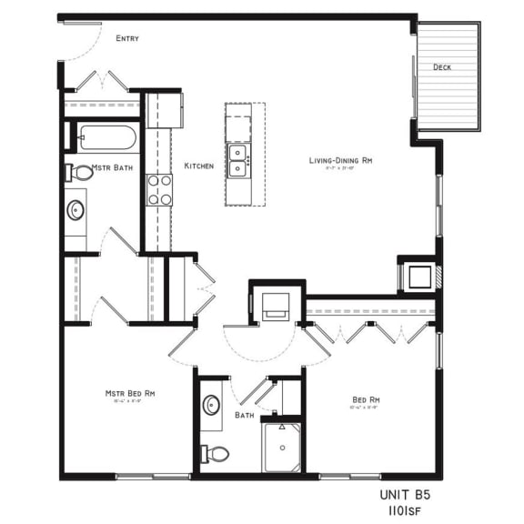 Floor Plans of Square at 48 in Lincoln, NE