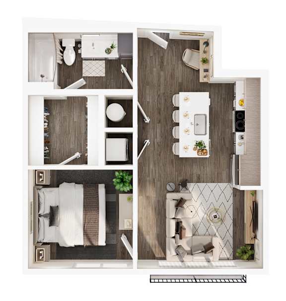 A series of images showing different views of a modern, minimalist bathroom.