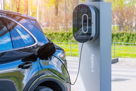 Electric Vehicle Charing Stations at Echo Park in Omaha, NE
