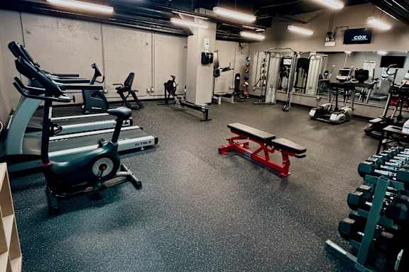 Fitness Center at Orpheum Tower Apartments in Omaha, NE