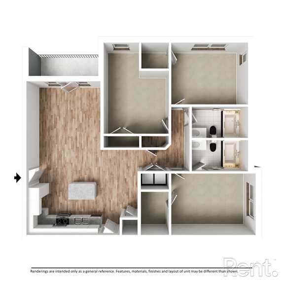 A series of images showing different views of a room layout.