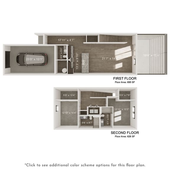 2Bed 2.5Bath at Sandstone Villas Apartments, Omaha, 68116