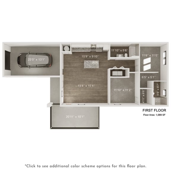 2Bed 2Bath at Sandstone Villas Apartments, Omaha, Nebraska