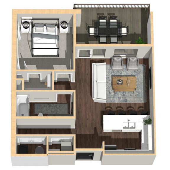 767 SF One Bedroom Apartment Home at Vue 178 in Omaha, NE