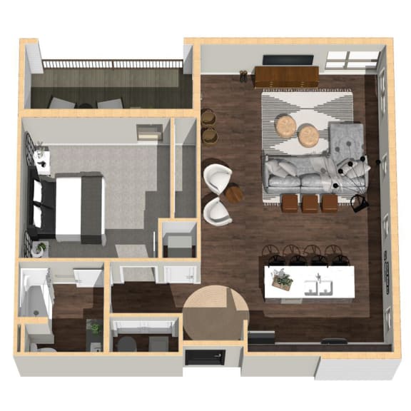 894 SF One Bedroom Apartment Home at Vue 178 in Omaha, NE