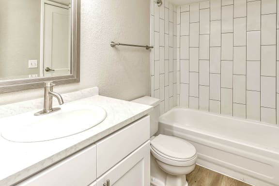 Beautiful newly-renovated one, two and three bedroom apartment townhomes with high-end finishes at Highpoint Apartments in Omaha, NE