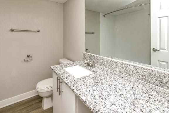 Beautiful newly-renovated one, two and three bedroom apartment townhomes with high-end finishes at Highpoint Apartments in Omaha, NE