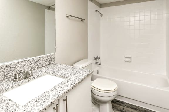 Beautiful newly-renovated one, two and three bedroom apartment townhomes with high-end finishes at Highpoint Apartments in Omaha, NE