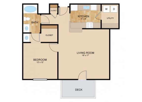 O&#x27;Keeffe Floor Plan, at Larimore, The, 13302 Larimore Ave, Omaha
