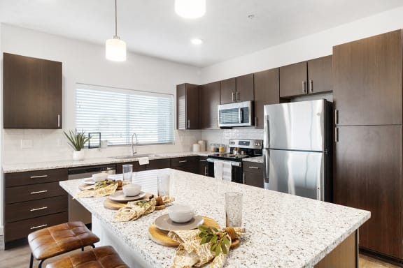Granite Countertops at Page Living at Pinnacle Hills at Rogers, AR