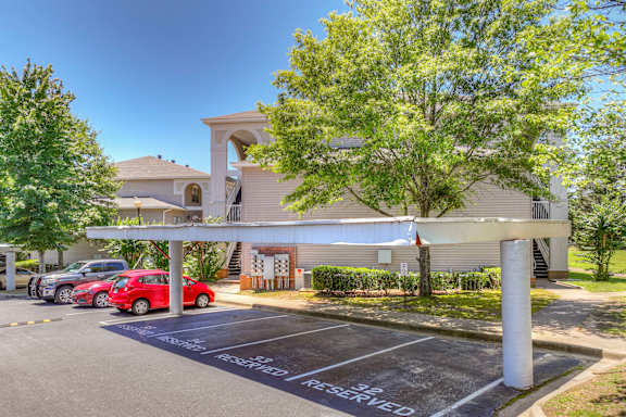Covered Parking at Parham Pointe Apartments in Little Rock, AR