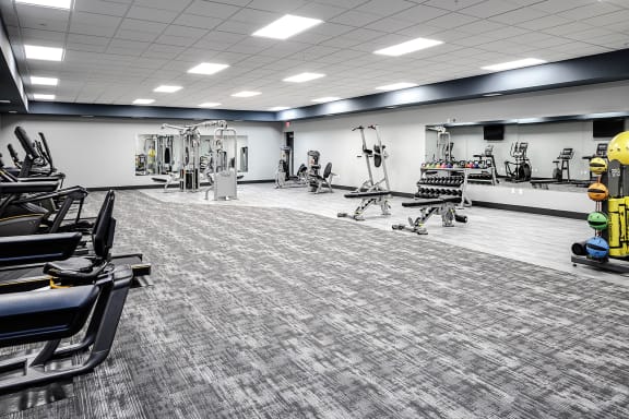 Fitness Center at 148 Place Apartments in Omaha, NE