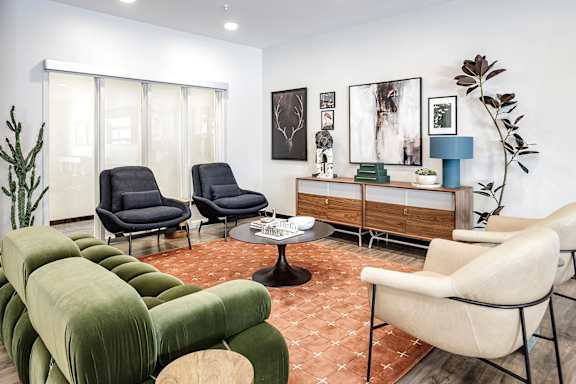 Community Lounge at The Artisan at 39th in Omaha, NE