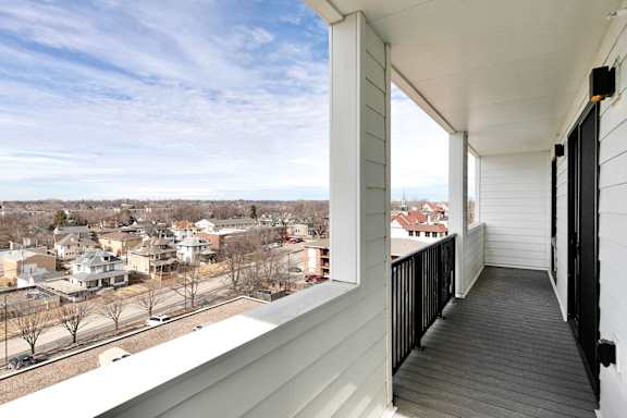 Balconies in Select Units at The Artisan at 39th in Omaha NE