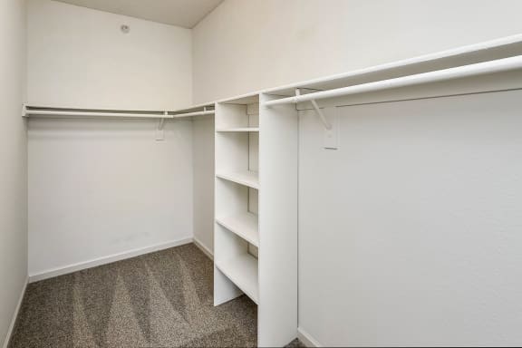 Walk-In Closets With Built-In Shelving at Autumn Grove Apartments, Omaha, 68135