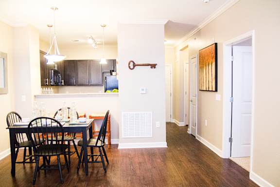 Luxury Plank Flooring at Aventine Wilderness Hills in Lincoln, NE