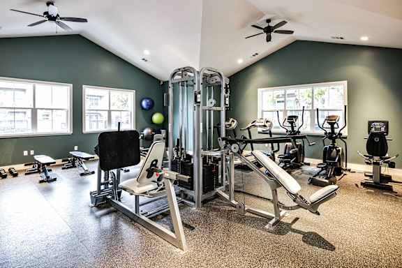 Fitness Center at Aventine Wilderness Hills in Lincoln, NE