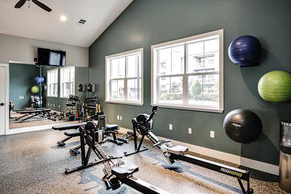 Fitness Center at Aventine Wilderness Hills in Lincoln, NE
