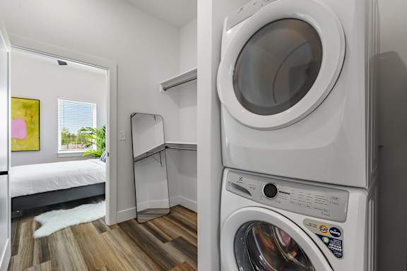 In-unit laundry at Coler Crossing in Bentonville, AR