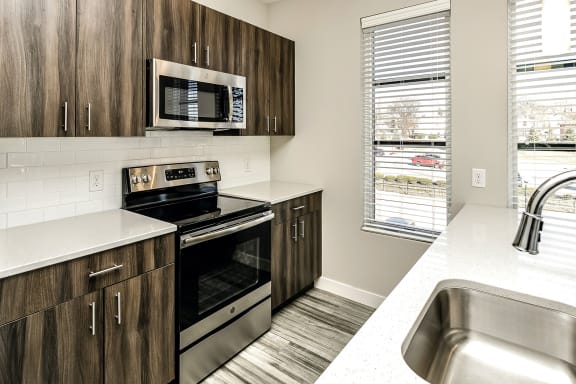 Studio, one and two bedroom apartment homes in the Historic Dundee District of Omaha, NE at Dundee Flats