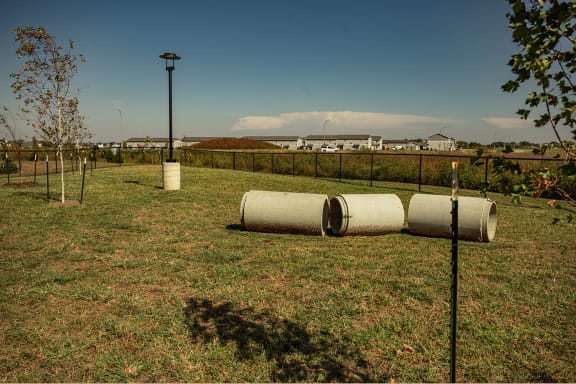 Large and small dog parks at Fireside at Waukee in Waukee, IA