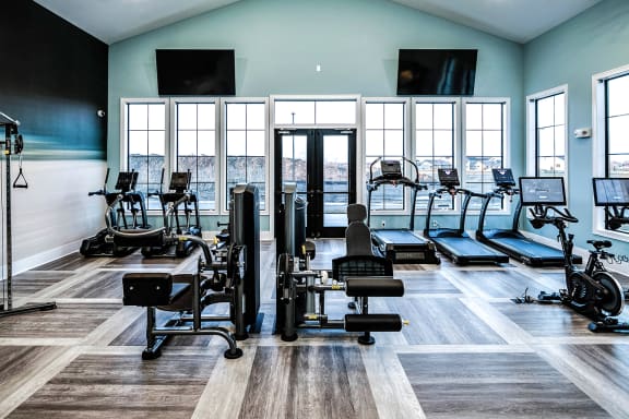 State-of-the-Art Fitness Center at The Fireside at Waukee in Waukee, IA