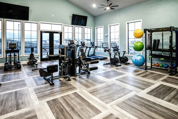 State-of-the-Art Fitness Center at The Fireside at Waukee in Waukee, IA